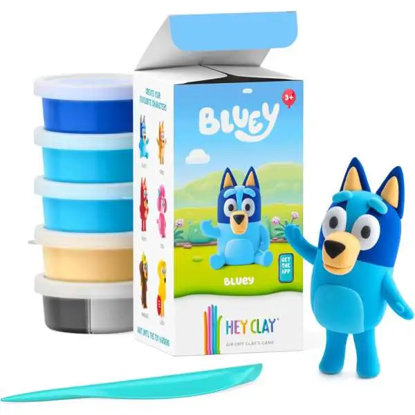 Hey Clay Bluey & Friends Bluey 2.6 Oz Art Kit