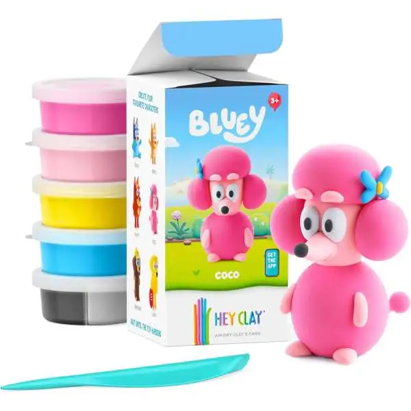 Hey Clay Bluey & Friends Coco 2.6 Oz Art Kit