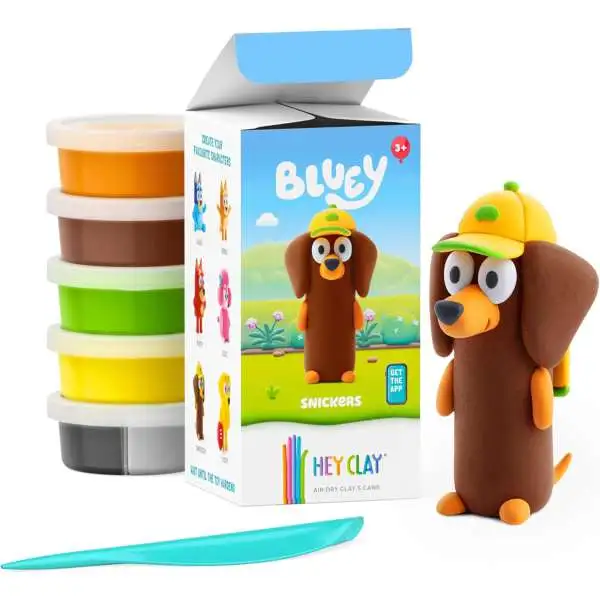 Hey Clay Bluey & Friends Snickers 2.6 Oz Art Kit