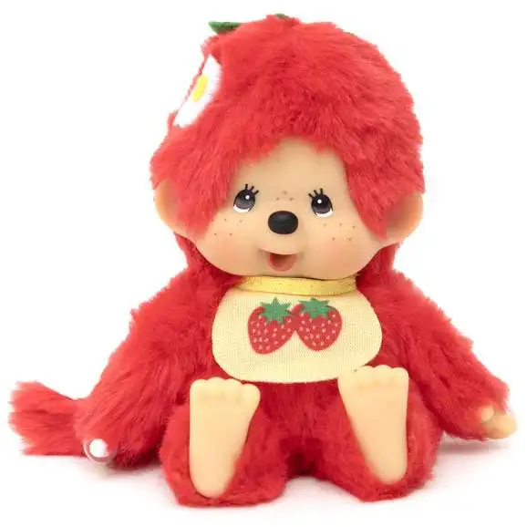 Monchhichi Fruit Colors Strawberry 5-Inch Plush