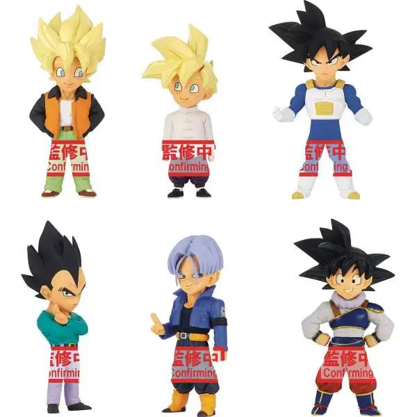 Dragon Ball Z World Collectable Figure Extra Costume Vol 1 3-Inch Box of 12 Mini Figures