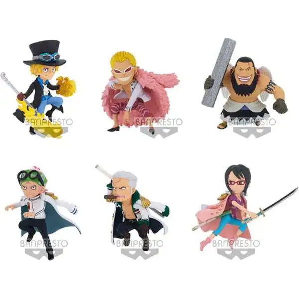 One Piece WCF New Series 4 Set of 6 Collectible PVC Figures
