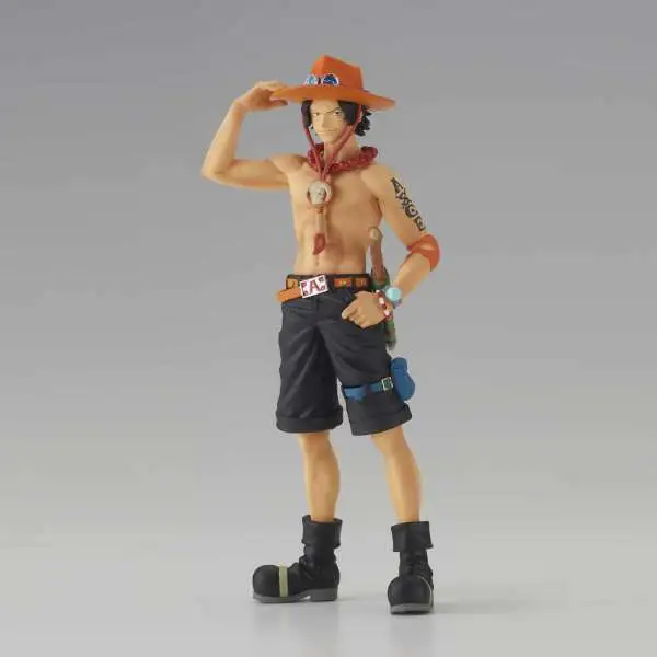 One Piece DXF Grandline Men Wano Country Portgas.D.Ace 6.7-Inch Collectible PVC Figure [Version A, Loose]