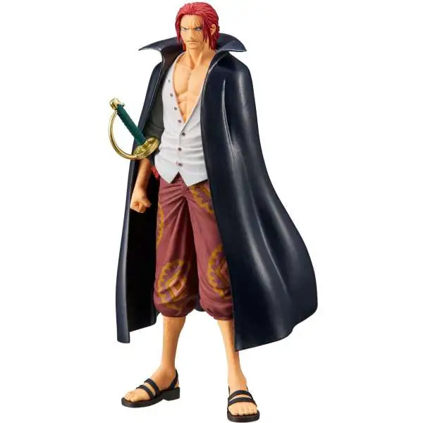 One Piece Dxf The Grandline Men Shanks 6.7-Inch Collectible PVC Figure