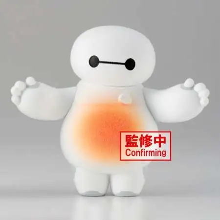 Disney Characters Fluffy Puffy Baymax 3.9-Inch Collectible PVC Figure [Version B]