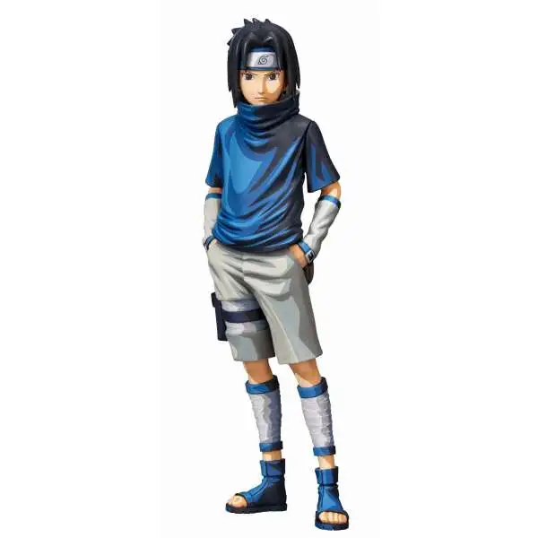Naruto Grandista Uchiha Sasuke 9.4-Inch Collectible PVC Figure [Manga Dimensions]