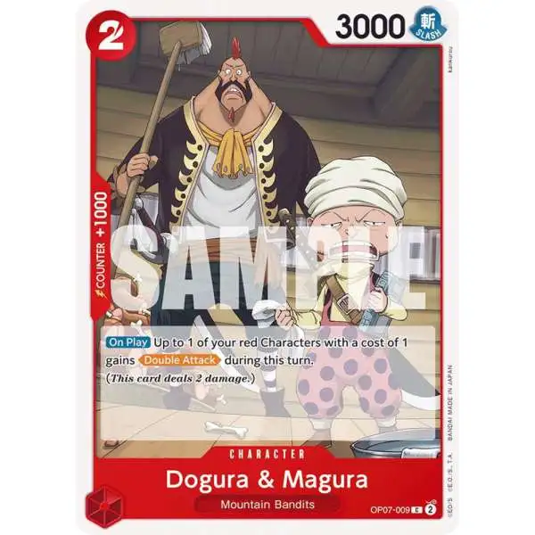 One Piece Trading Card Game 500 Years in the Future Common Dogura &amp; Magura OP07-009