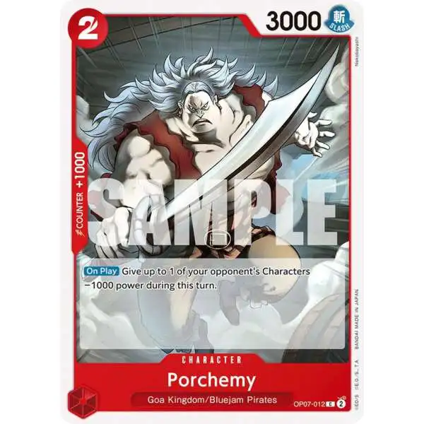 One Piece Trading Card Game 500 Years in the Future Common Porchemy OP07-012