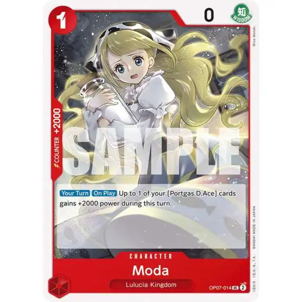 One Piece Trading Card Game 500 Years in the Future Uncommon Moda OP07-014