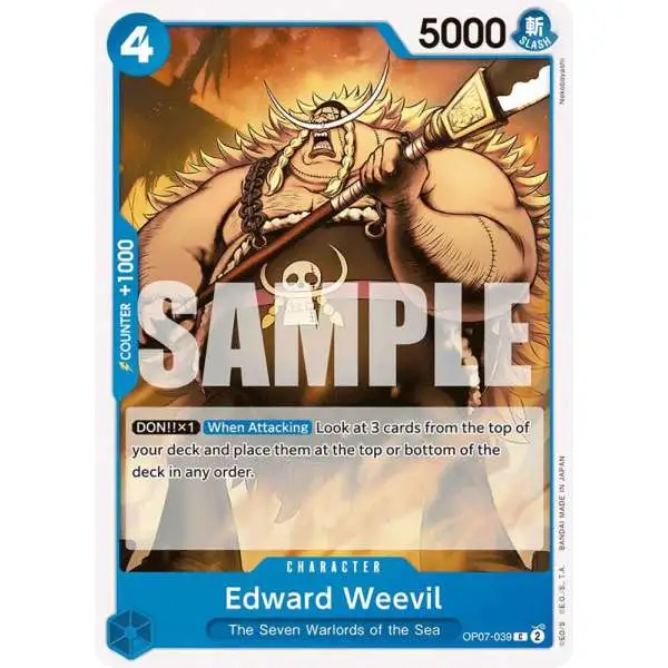 One Piece Trading Card Game 500 Years in the Future Common Edward Weevil OP07-039