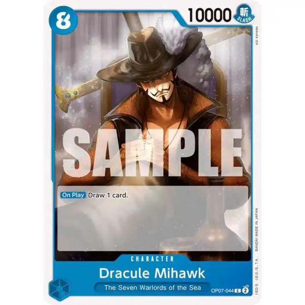 One Piece Trading Card Game 500 Years in the Future Common Dracule Mihawk OP07-044