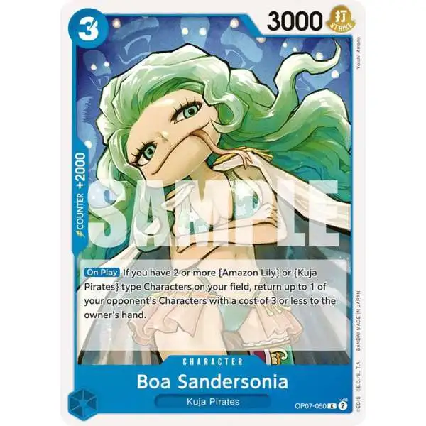 One Piece Trading Card Game 500 Years in the Future Common Boa Sandersonia OP07-050