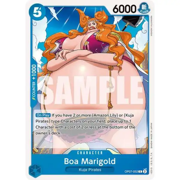 One Piece Trading Card Game 500 Years in the Future Common Boa Marigold OP07-052