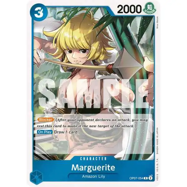 One Piece Trading Card Game 500 Years in the Future Rare Marguerite OP07-054