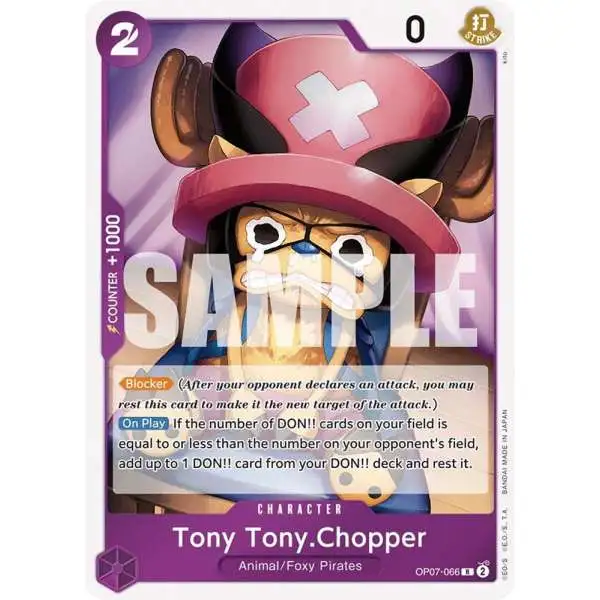 One Piece Trading Card Game 500 Years in the Future Rare Tony Tony.Chopper OP07-066