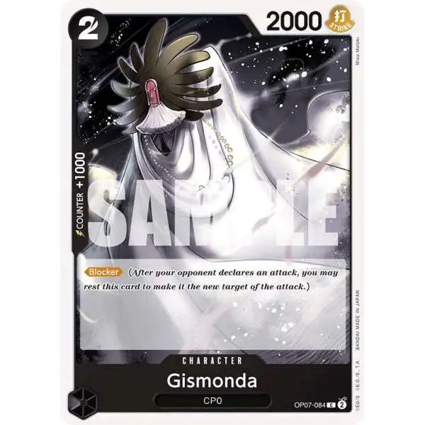 One Piece Trading Card Game 500 Years in the Future Common Gismonda OP07-084