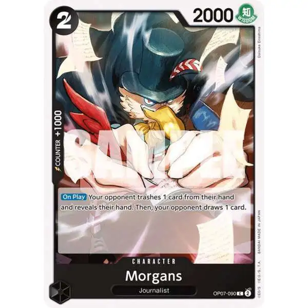 One Piece Trading Card Game 500 Years in the Future Common Morgans OP07-090