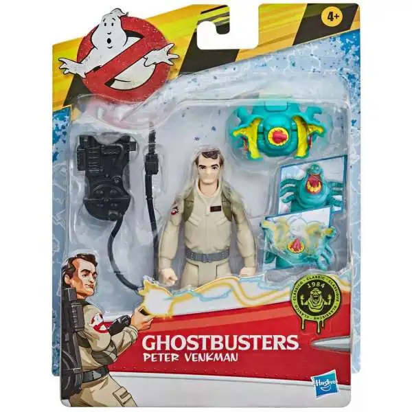 Ghostbusters Classic Fright Feature Peter Venkman Action Figure [with Interactive Ghost]