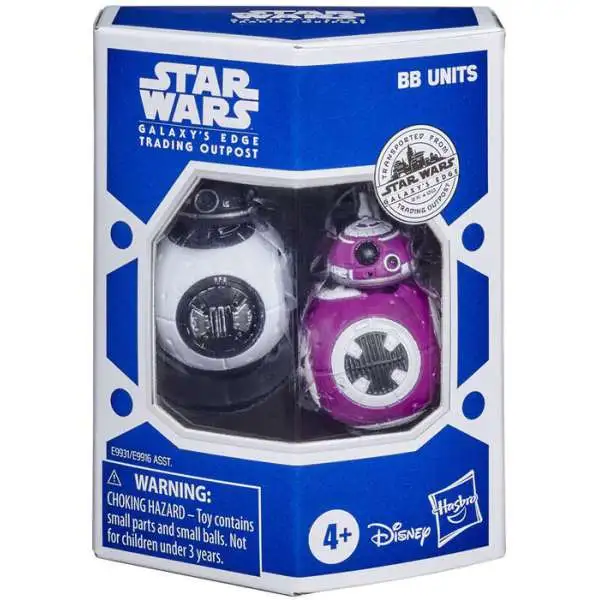 Star Wars Galaxy's Edge Trading Post BB Units Action Figure [Black / White & Purple]