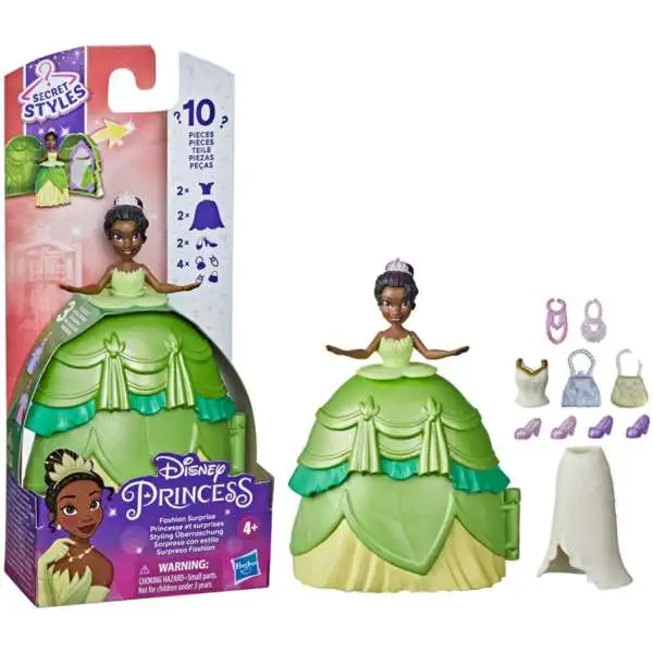 Disney Princess Secret Styles Fashion Surprise Tiana Mini Doll