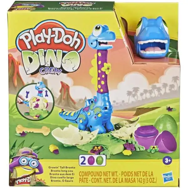 Play-Doh Dino Crew Growin' Tall Bronto 5oz Pack [Damaged Package]