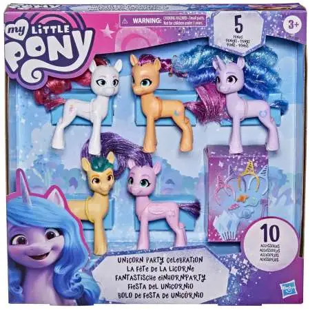 My Little Pony Unicorn Charms Izzy Moonbow Figure Hasbro Toys - ToyWiz