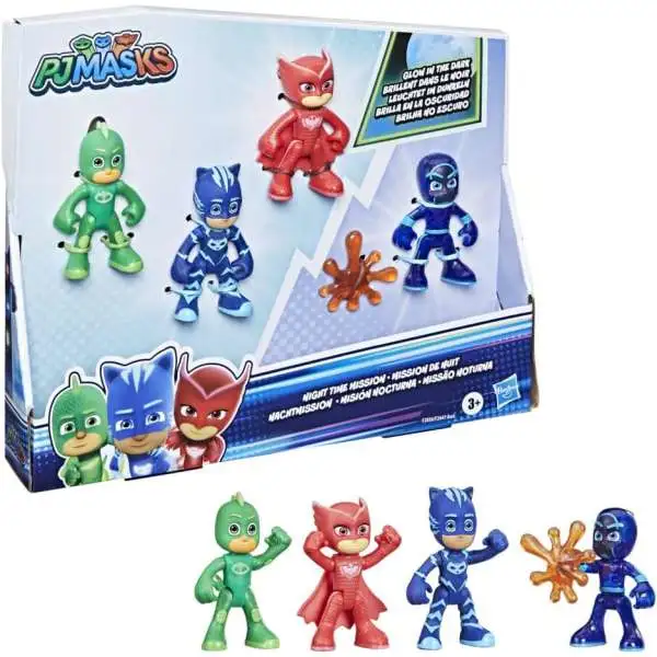 Disney Junior PJ Masks Night Time Mission Action Figure 4-Pack