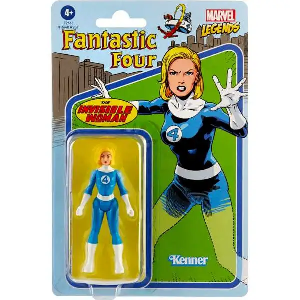 Fantastic Four Marvel Legends Retro Series The Invisible Woman Action Figure