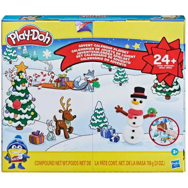 Play-Doh Holiday Playset Advent Calendar [24+ Surprises!]