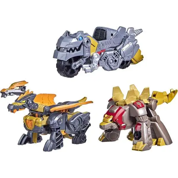 Transformers Dinobot Adventures Grimlock, Dinobot Snarl, & Predaking Action Figure 3-Pack