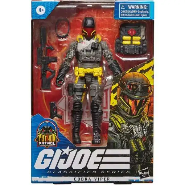 GI Joe Classified Series Cobra Viper Exclusive Action Figure [Yellow, Python Patrol]