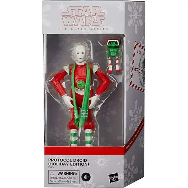 Star Wars Black Series Protocol Droid Action Figure [Holiday Edition]