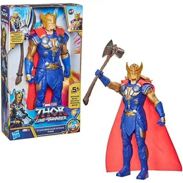 Marvel Thor: Love & Thunder Stormbreaker Strike Thor Action Figure