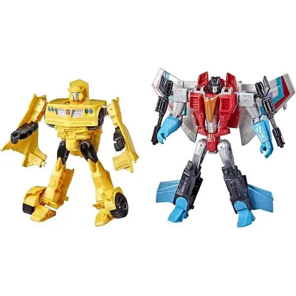 Transformers Heroes & Villains Bumblebee & Starscream Exclusive 7" Action Figure 2-Pack