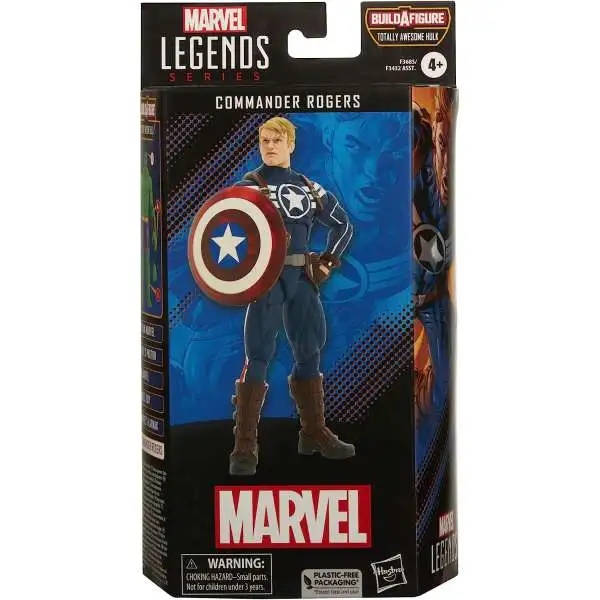 Marvel Legends Totally Awesome Hulk Series Commander Rogers Action Figure