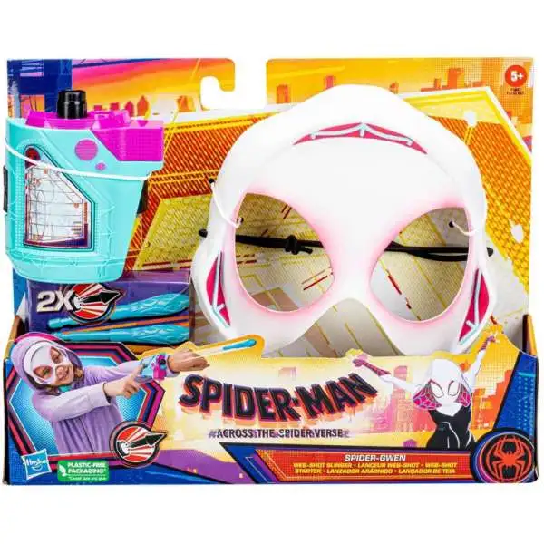 Marvel Spider-Man Across the SpiderVerse Spider-Gwen Web-Shot Slinger Roleplay Toy