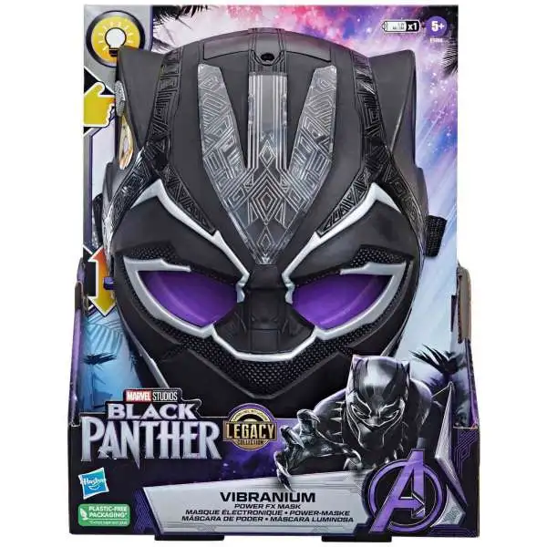 Marvel Black Panther Legacy Collection Vibranium Power FX Mask Exclusive Role Play Toy