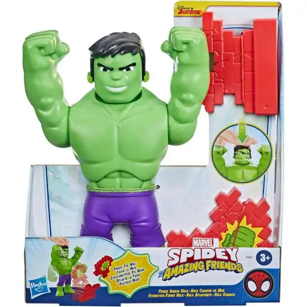 Marvel Spidey & His Amazing Friends Power Smash Hulk Action Figure