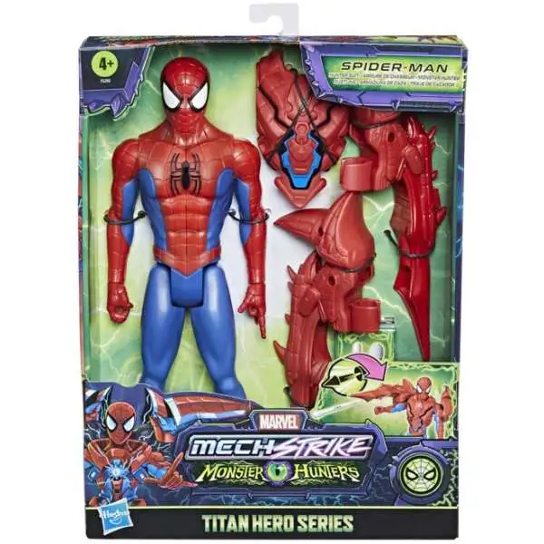 Marvel Mech Strike Monster Hunters Titan Hero Series Spider-Man Action Figure