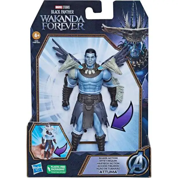 Marvel Black Panther Wakanda Forever Attuma Action Figure [Shark Action]