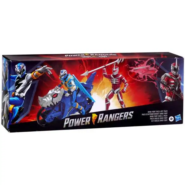 Power Rangers Dino Fury Face-Off Pack Action Figure Set