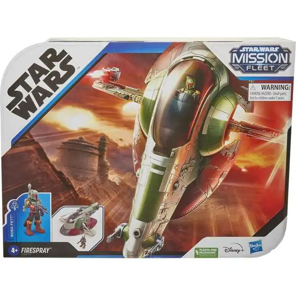 Star Wars Mission Fleet Boba Fett & Firespray Vehicle & Action Figure