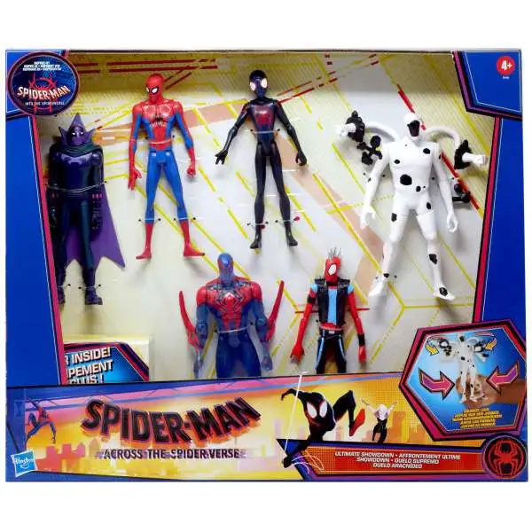 3 pack) Marvel: Across the Spider Verse Web Action Kids Toy Action Figure  for Boys and Girls (11”) 