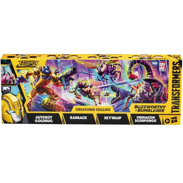 Transformers Buzzworthy Bumblebee Legacy Creatures Collide Action