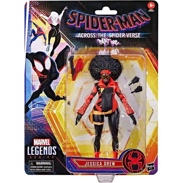 Spider Man Across the SpiderVerse Part One Legends Jessica Drew Action Figure