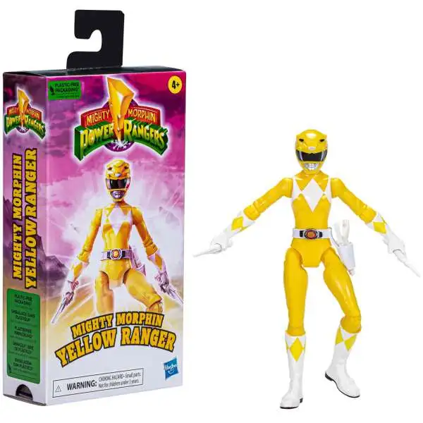 Power Rangers Mighty Morphin 30th Anniversary Yellow Ranger Action Figure
