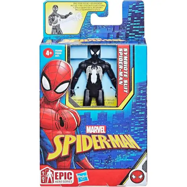 Marvel Epic Hero Series Symbiote Suit Spider-Man Action Figure