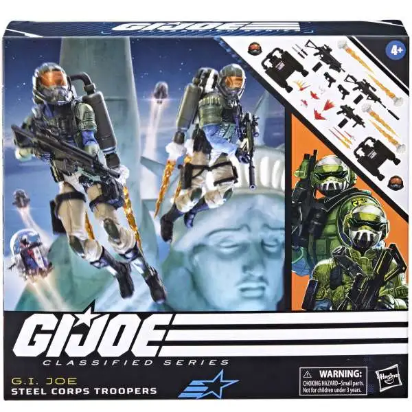 Gi Joe Classified Series Steel Corps Troopers Action Figure 2-Pack (Pre-Order ships December)