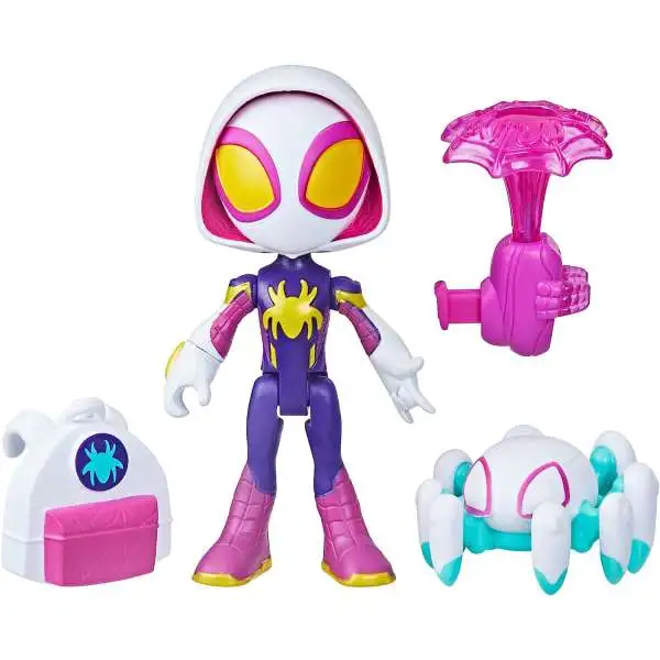 Marvel Spidey & His Amazing Friends Ghost-Spider Action Figure [with Webspinner]