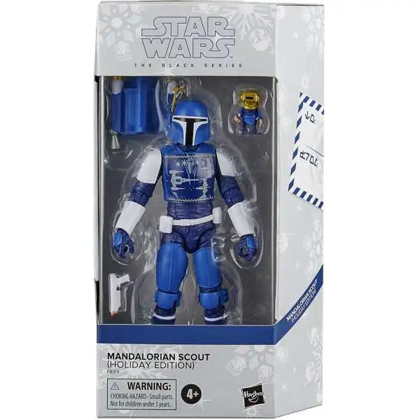 Star Wars Black Series Mandalorian Scout Exclusive Action Figure [Holiday Edition]